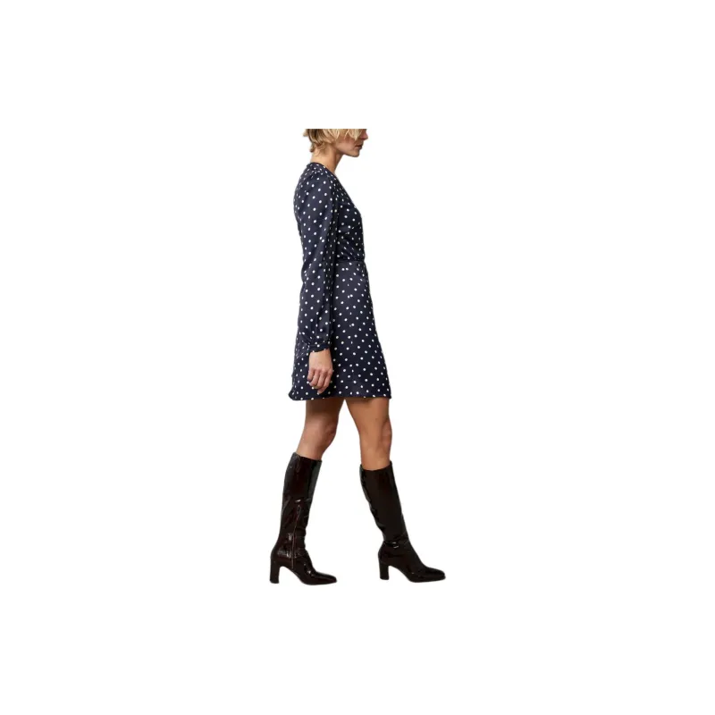Rouje GABINETTE DRESS Long-Sleeved Dresses Women's Marine Blue-2