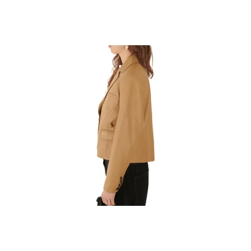 Saks Potts Business Suits Coats Women's Beige-4
