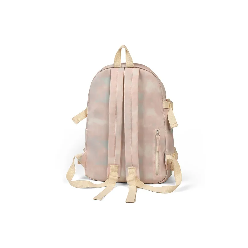 COMELY Nylon Fabric Backpack Large Size Women's Purple-4