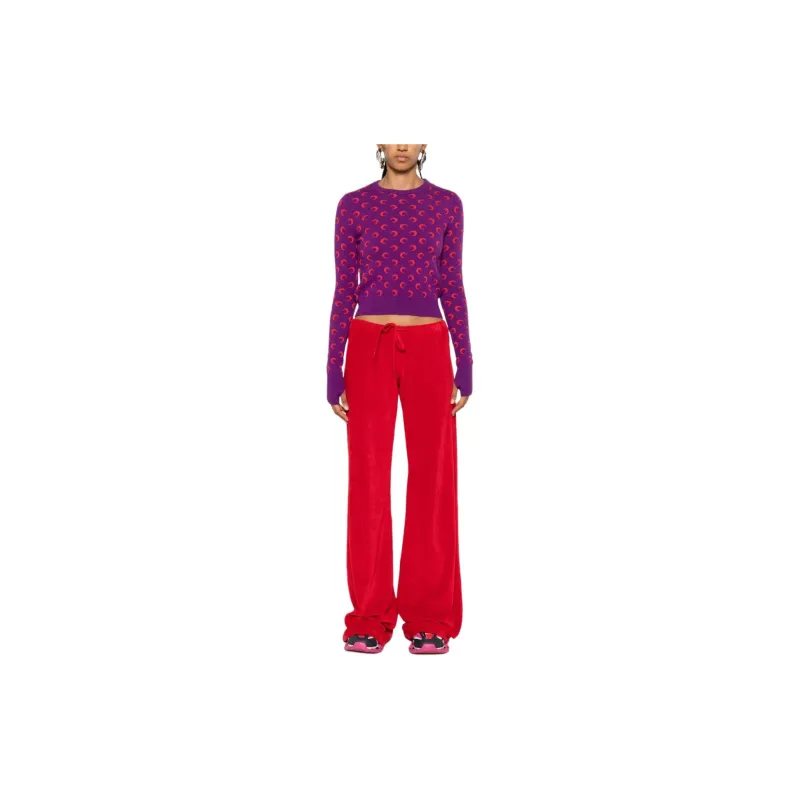 Marine Serre Moonogram Pattern Merino Jumper-1