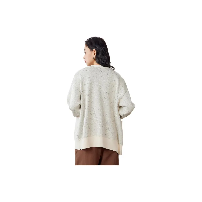 A21 Sweater Women's Beige Apricot-5