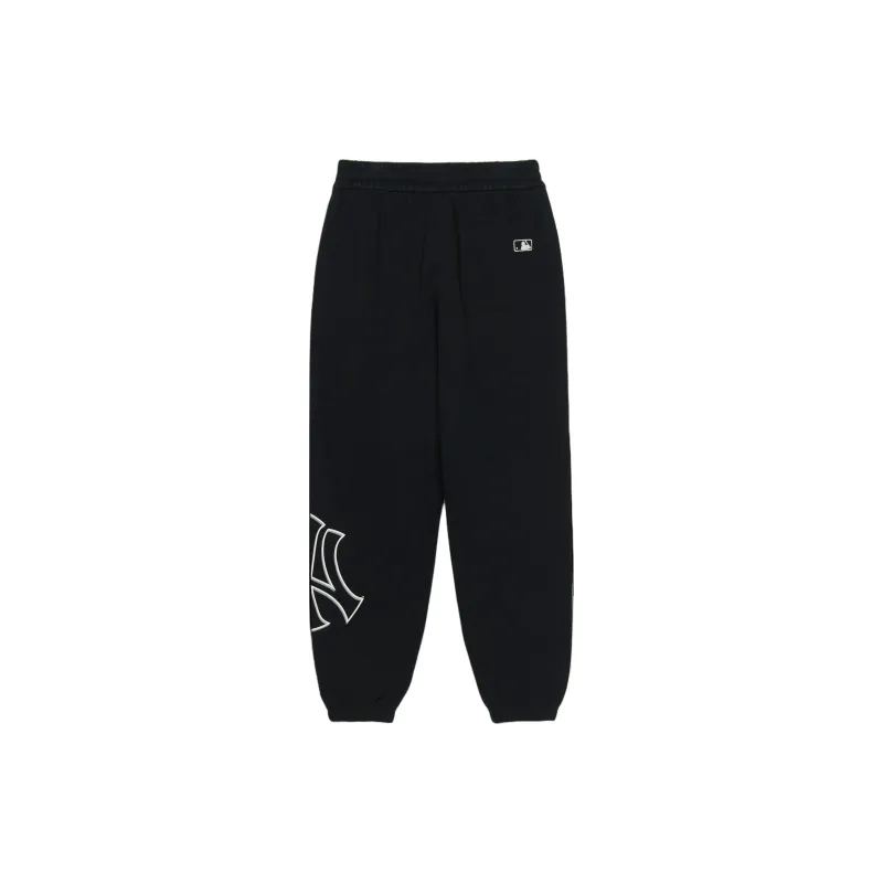 MLB New York Yankees Mega Logo 50 Casual Pants Unisex Black-1