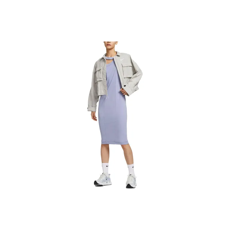 Nike Sleeveless Dress Women's Misty Gray Blue-2