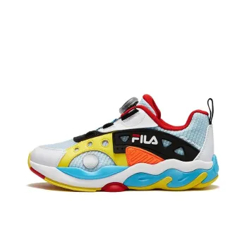 FILA KIDS Cushioning Wear Resistant Low Top Kids' Running Shoes Starlight Blue Black Teenagers