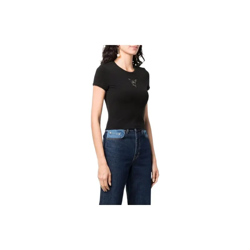 PUMA ACTIVE ESS Crop Tops Women's Black-4