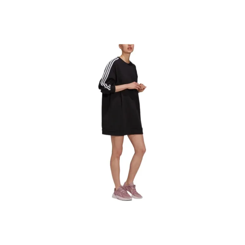 Adidas Originals Long Sleeved Dresses Women's Black-3