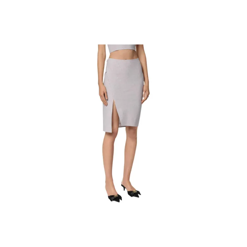VERSACE Asymmetric hem Pencil Skirt-2