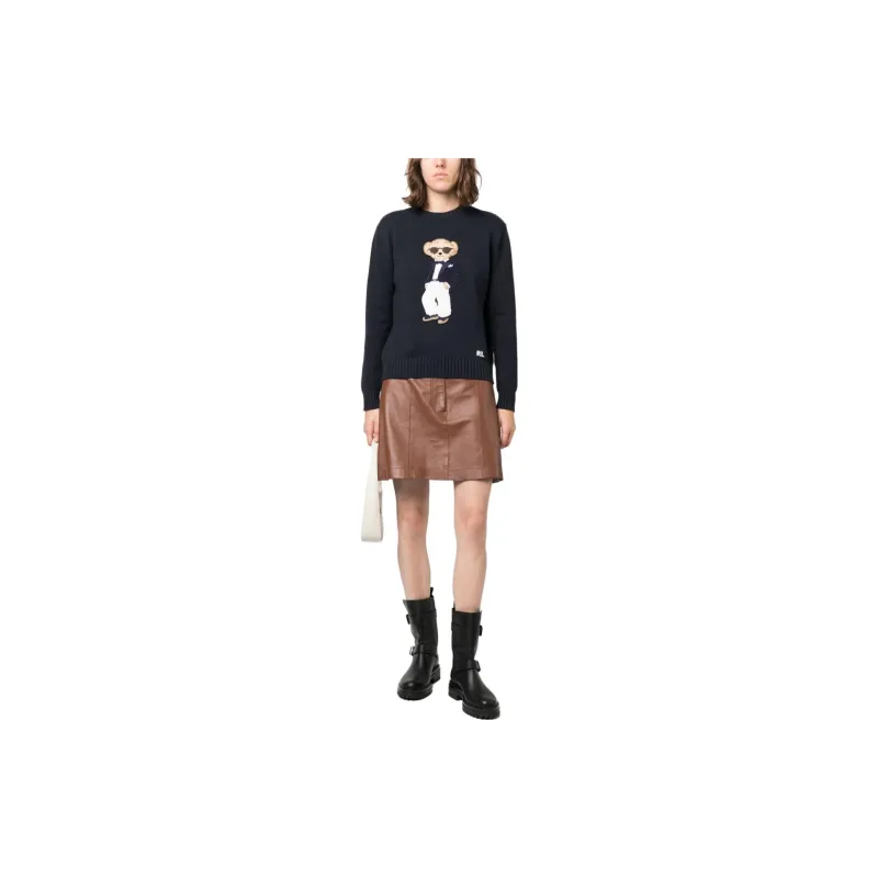 Ralph Lauren Collection Tuxedo Bear Cotton Jumper-1