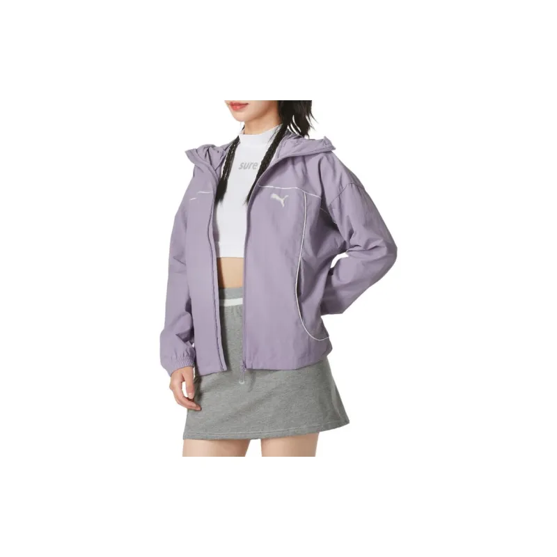 PUMA Jackets Coats Women's Purple-3