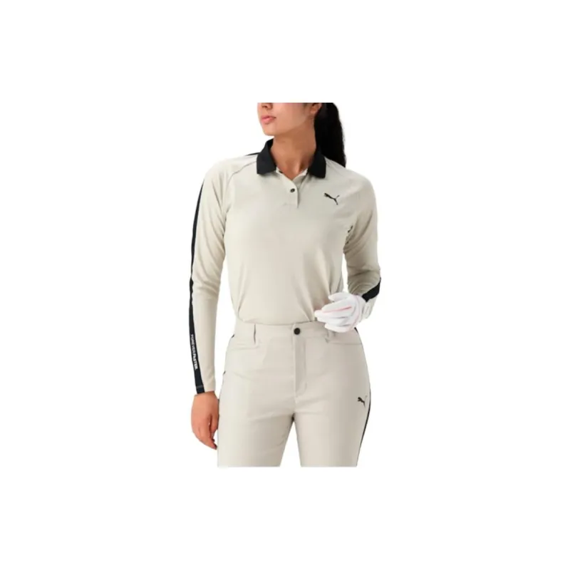 PUMA DRYCELL Polo Shirt Women's Desert Dust-4