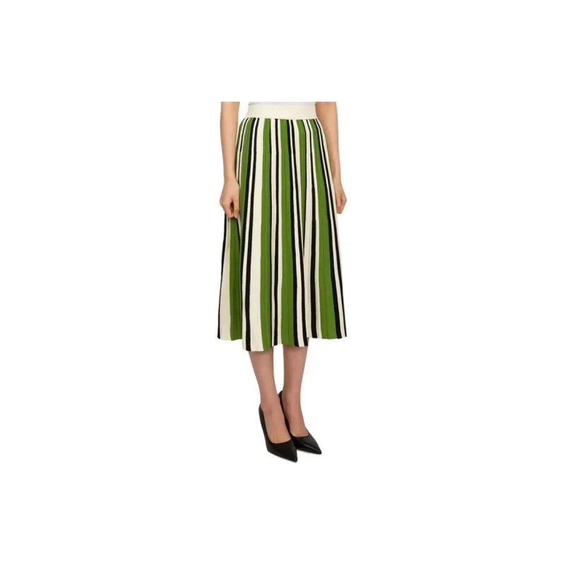MaxMara Casual Long Skirt Women's Green-3