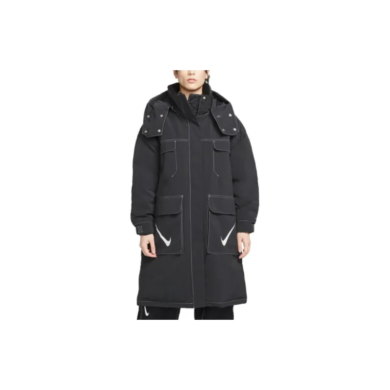 Nike Trench Coats Women's Black-2