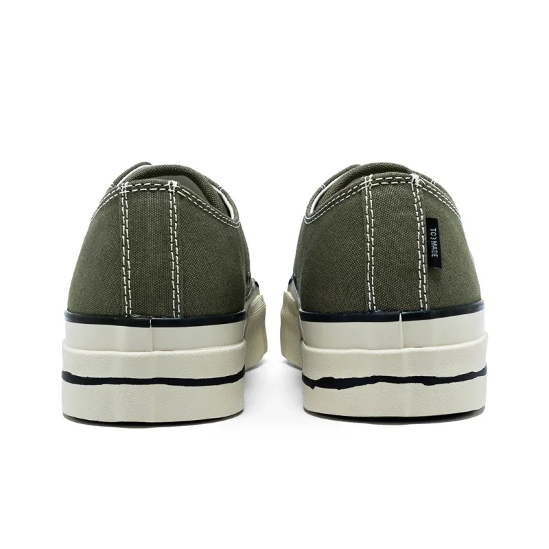 TC Tcmade 015 Low-Top Canvas Shoes Unisex Olive Green-4