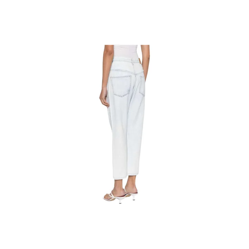 ISABEL MARANT Oliviani High Waisted Frayed Jeans-2