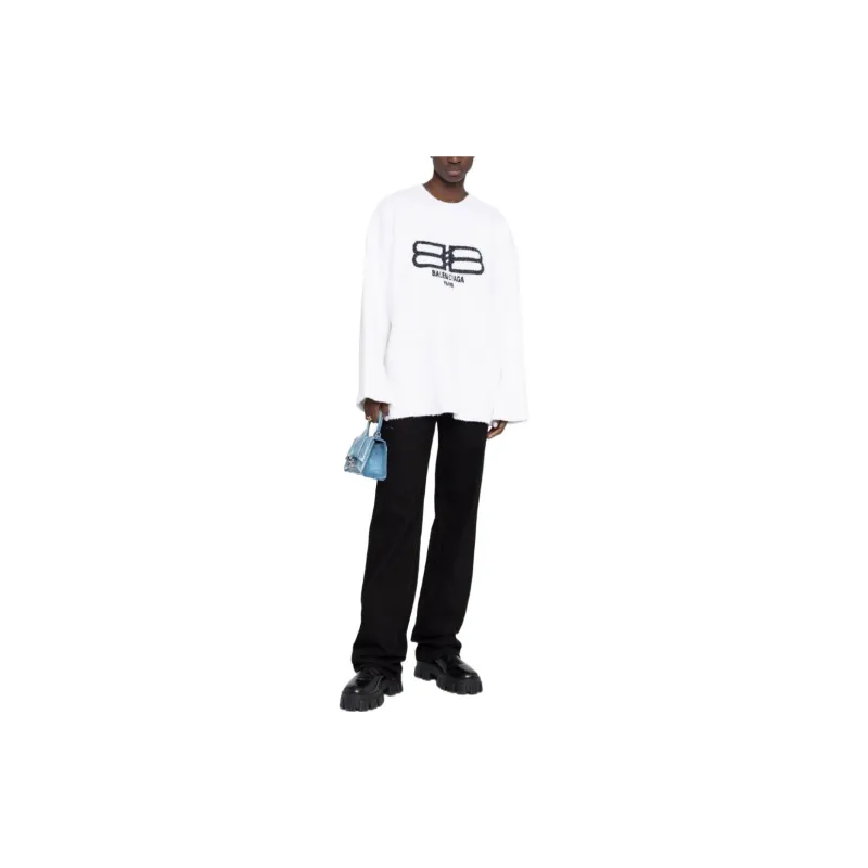 Balenciaga FW22 Sweater Women's White-1