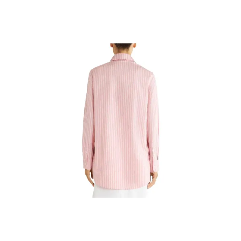 ETRO Logo Embroidered Striped Buttoned Shirt-3