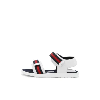 GUCCI Kids Children's Leather Sandal With Web