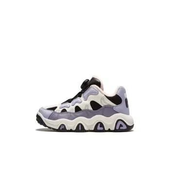 FILA KIDS Slip Resistant, Abrasion Resistant, Breathable Low Top Basketball Shoes Milk White Kids'