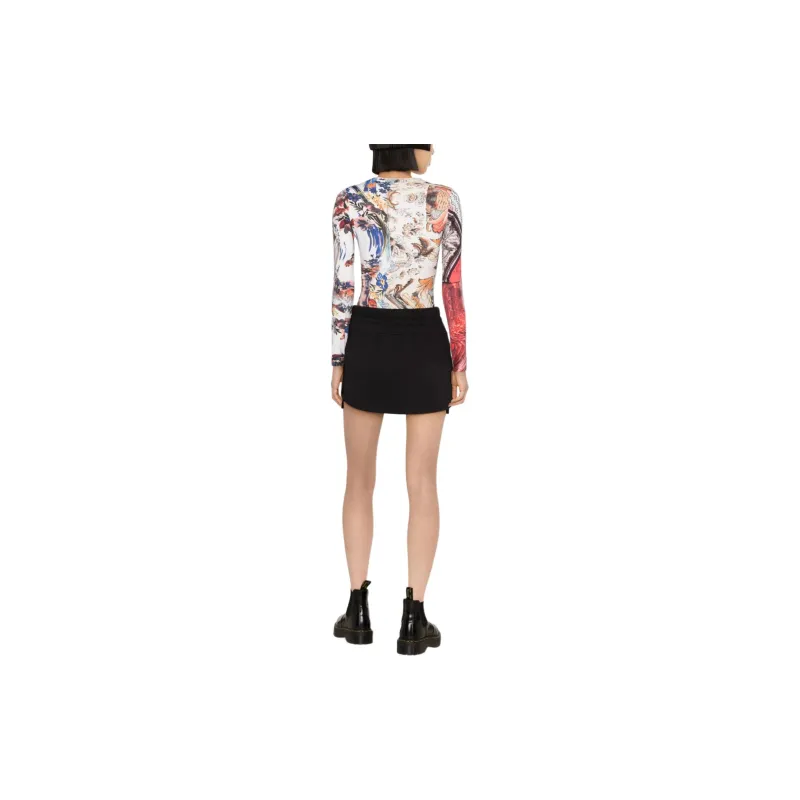Vivienne Westwood SS24 Casual Short Skirts Women's Black-3