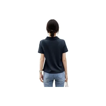 XWI T Shirts Women's Navy Blue
