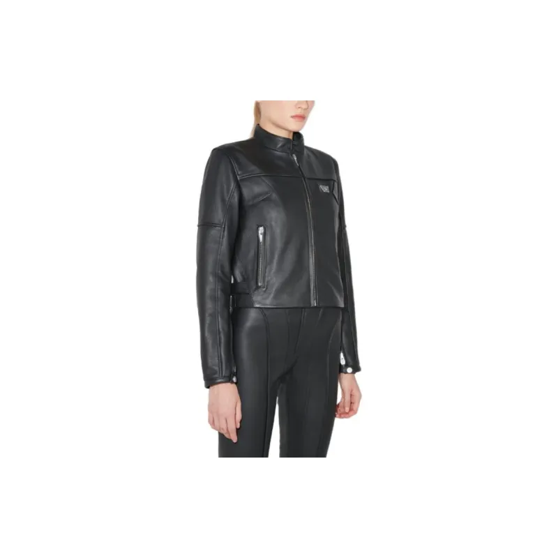 Misbhv Leather Jackets Women's Black-1