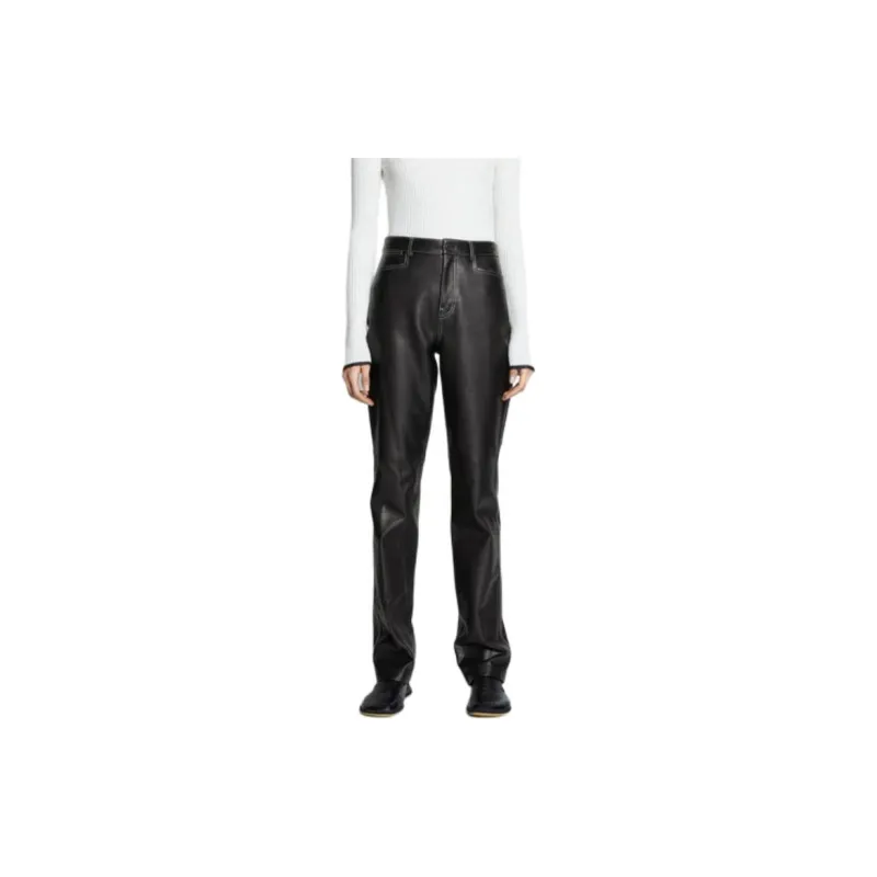 PROENZA SCHOULER Straight Leather Trousers-1