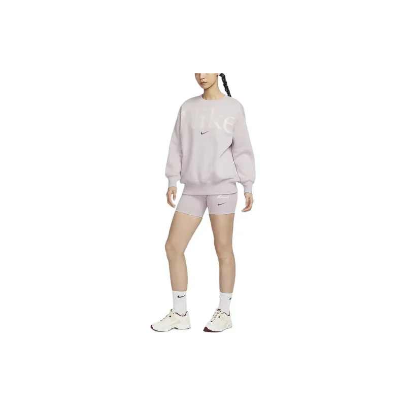 Nike Sportswear Classic Casual Shorts Women's Gray Purple-3