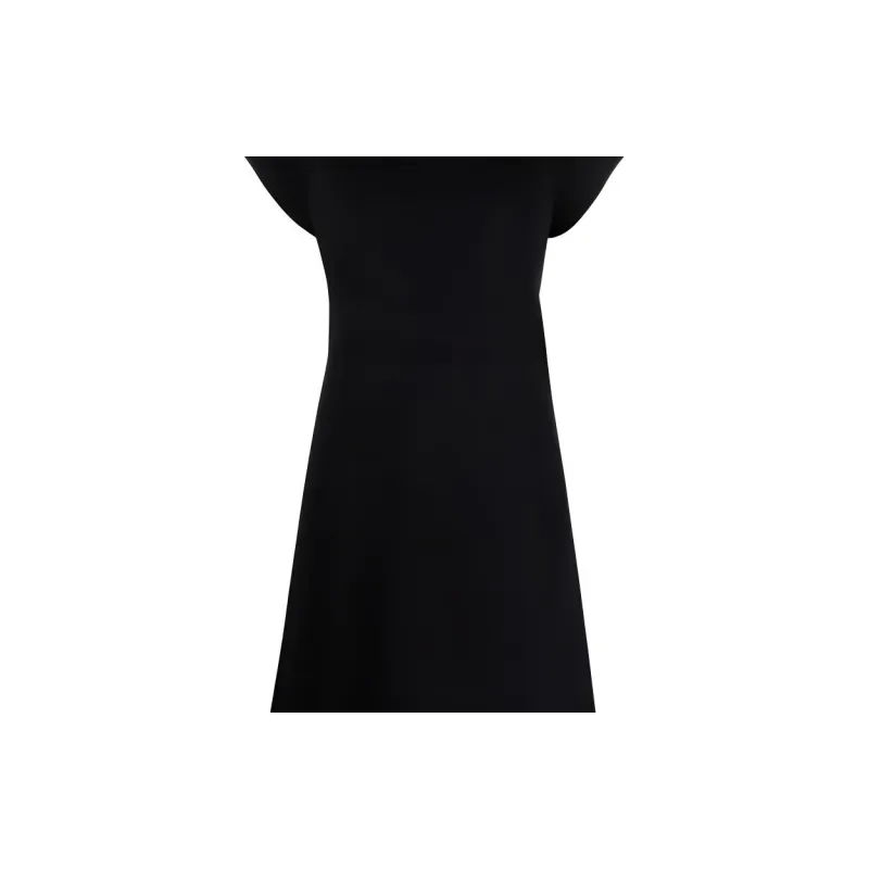 Balenciaga SS22 Short Sleeved Dress Women's Black-3