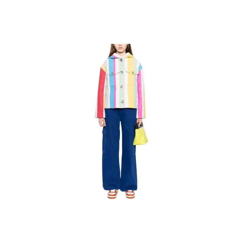 Mira Mikati Striped Hooded Jacket-1