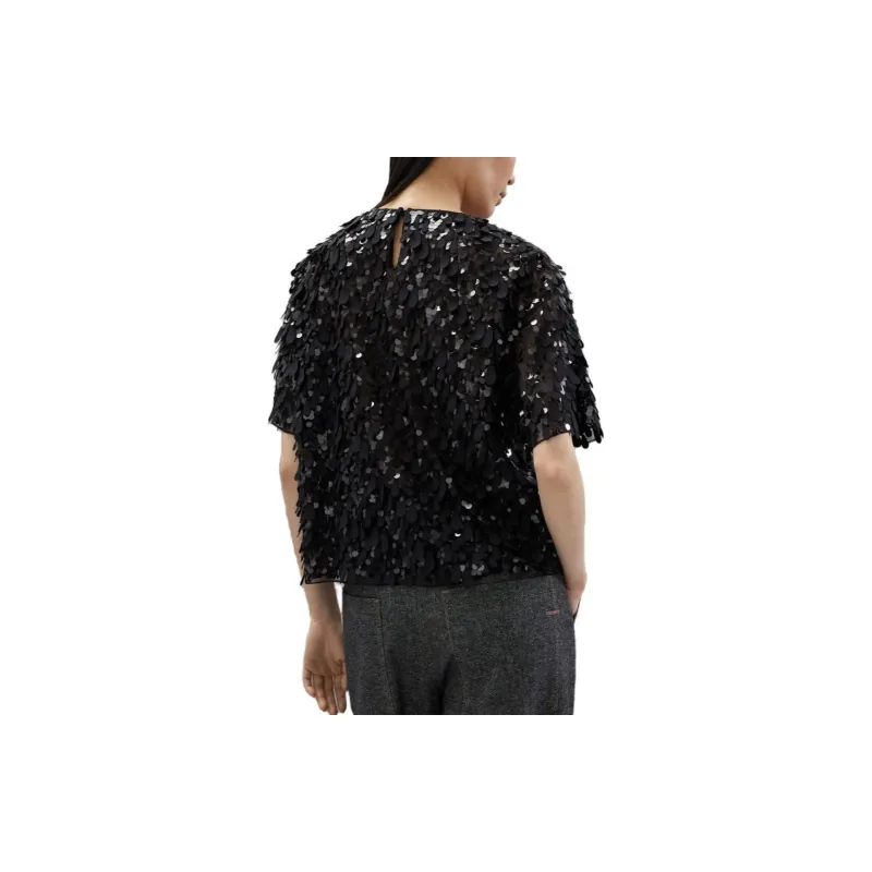 Brunello Cucinelli T Shirts Women's Black-3