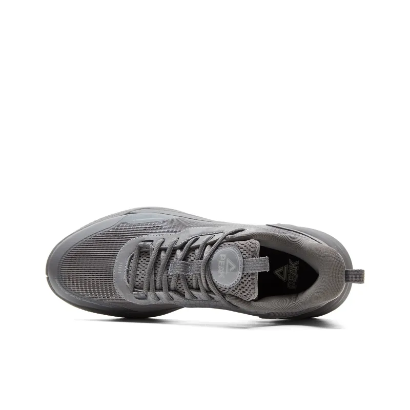 PEAK Hero 2 Basketball Shoes Men Low Top Silver Gray-3