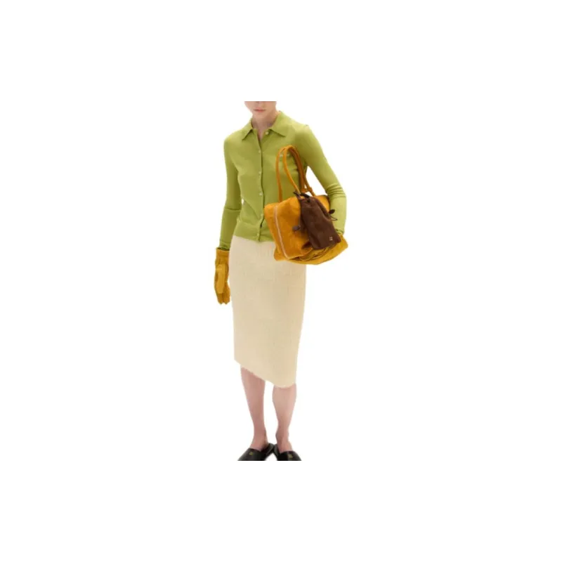 MIU MIU Cashmere Silk Cardigan 'Pistacchio'-1