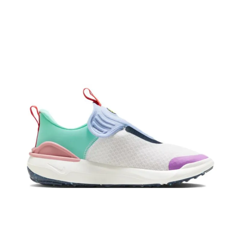 Nike E Series 1.0 Slip Resistant Shock Absorbers Low Top Kids' Running Shoes White Red Unisex-3
