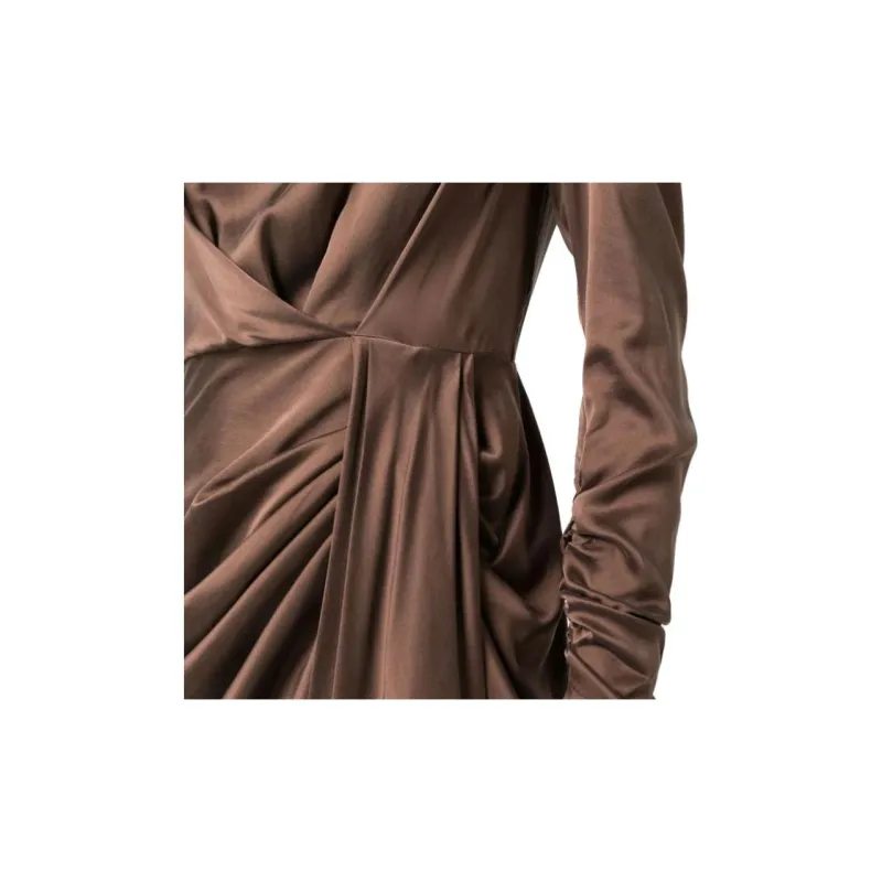 Zimmermann Long-Sleeved Dresses Women's Brown-4