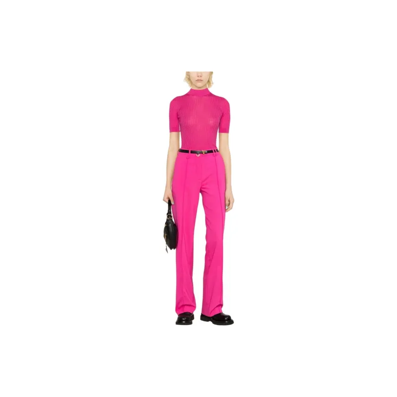 VERSACE T-Shirts Women's Peach Pink-1