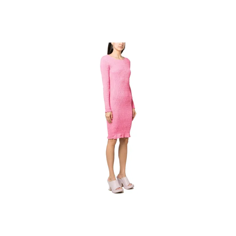 Patou Smocked Organic Cotton Dress-3