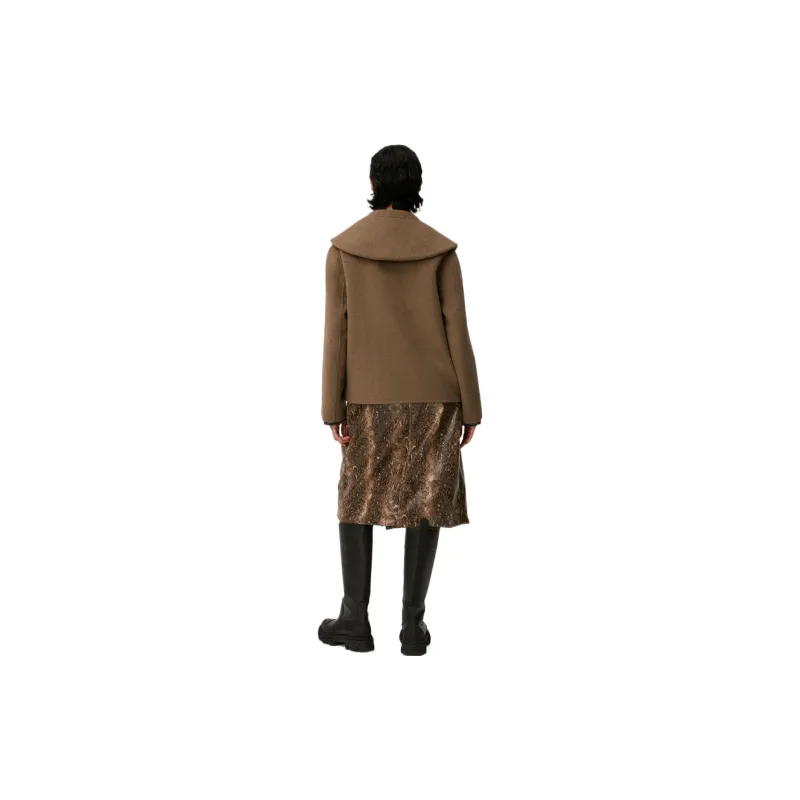 GANNI Jackets Women's Khaki-2