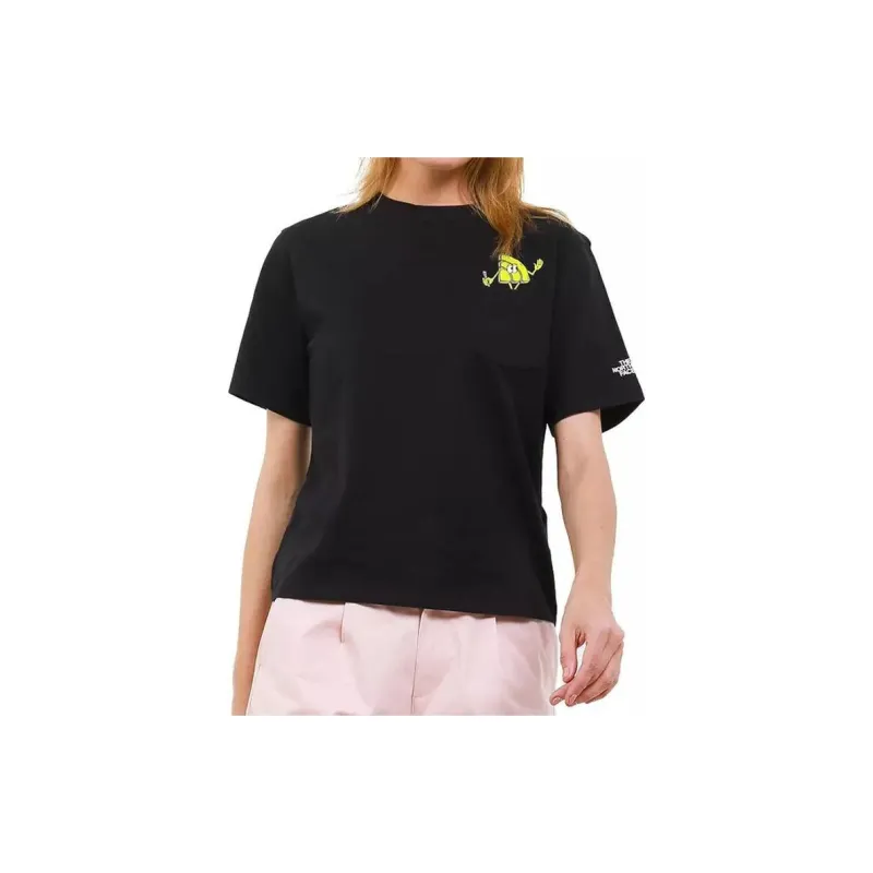 THE NORTH FACE Set in Sleeve T Shirt Women's Black-5