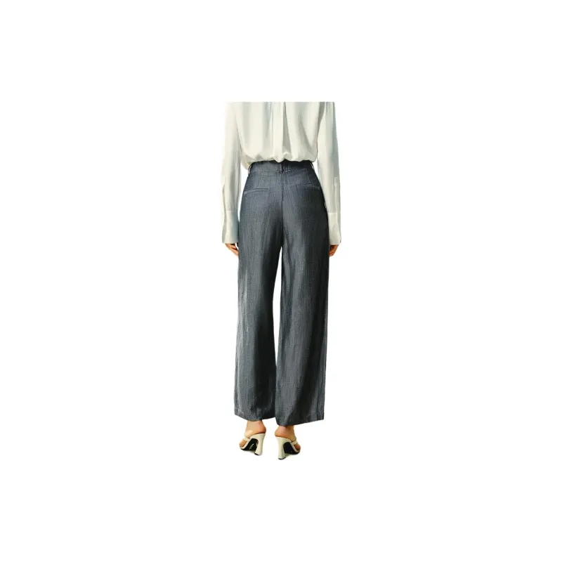 INSUN Casual Pants Women's Slate Blue-2