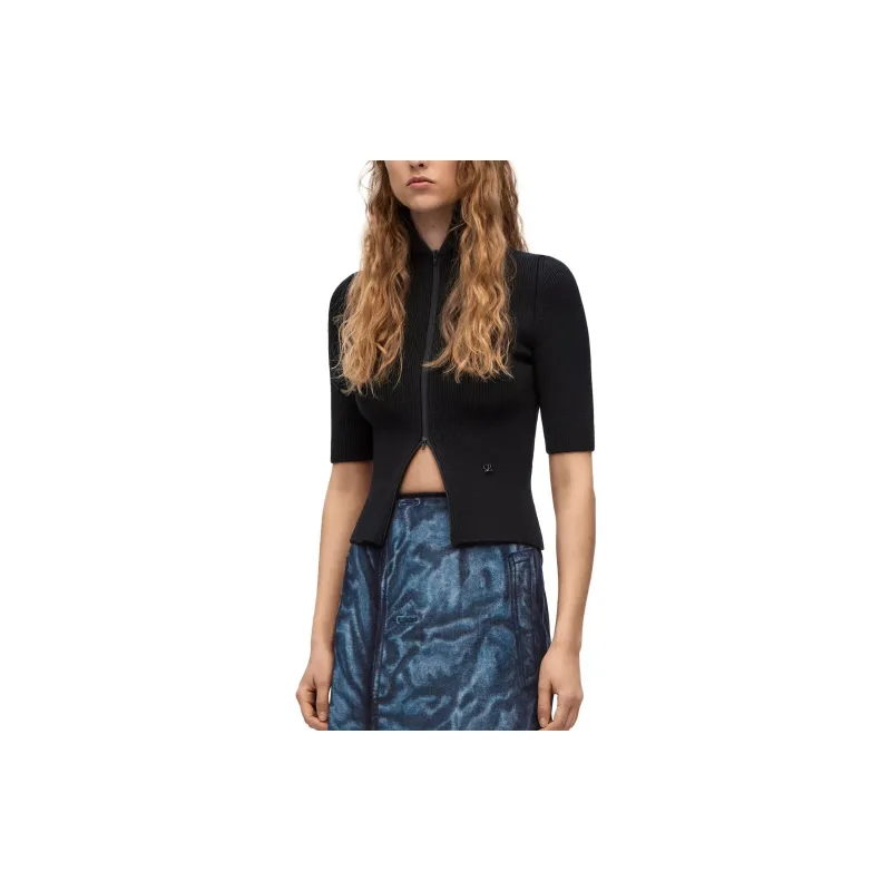 LOEWE FW22 Crop Tops Women's Black-1