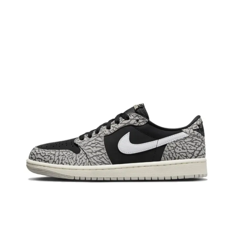 Jordan 1 Retro Low OG Black Cement GS-0