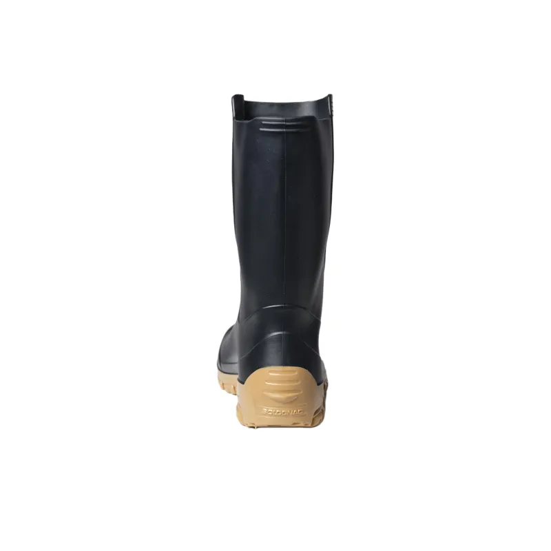 DECATHLON WELLIES 100 Waterproof And Wear resistant Rain Boots Women's Black Brown-4