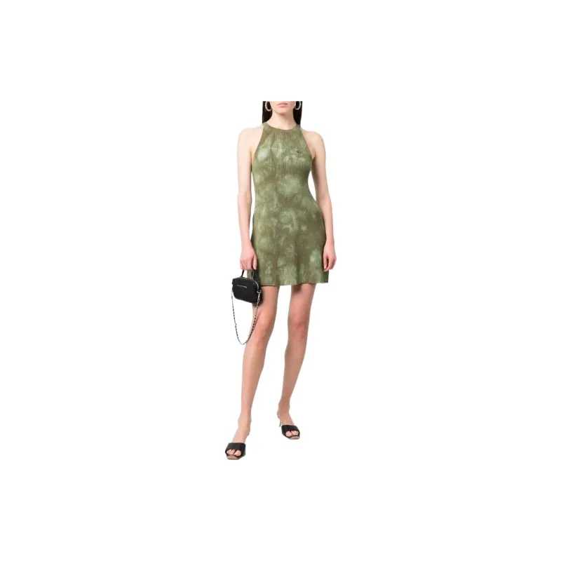 DIESEL Sleeveless Dresses Women's Green-1