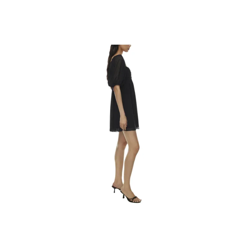 ARITZIA Wilfred Circus Dress Short-Sleeved Dresses Women's Black-4