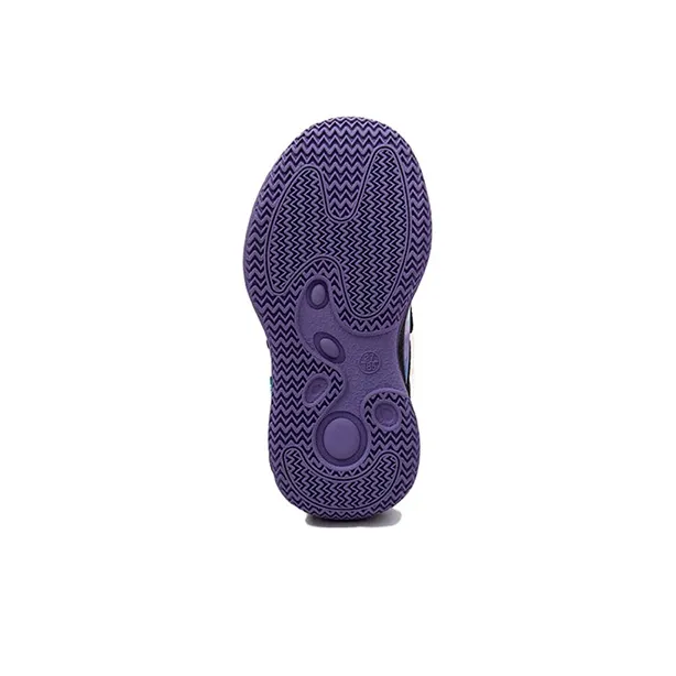 KAPPA KIDS High Top Children's Basketball Shoes Black Purple Kids'-5