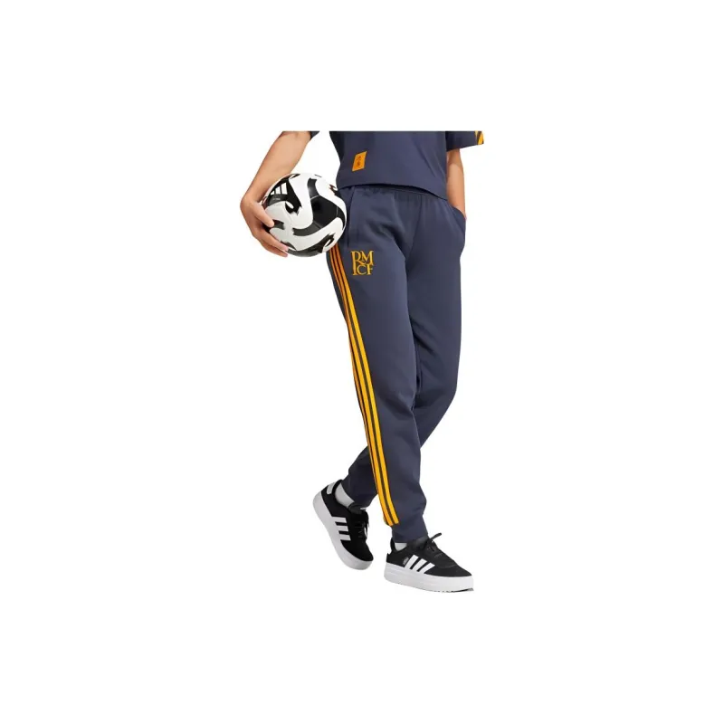 Adidas Real Madrid SS24 Knitted Sports Pants Women's Dark Blue-3