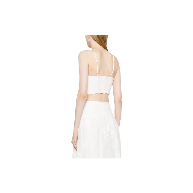 Zimmermann Alight Linen Corset Top-2