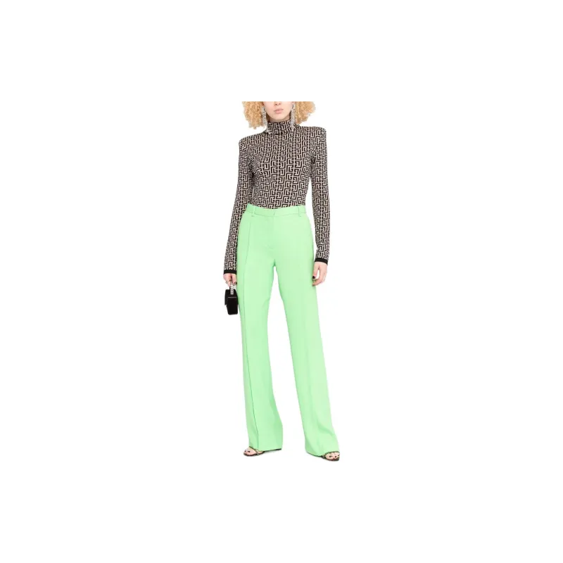 BALMAIN Monogram Jacquard Slim Cut Knitted Jumper-1