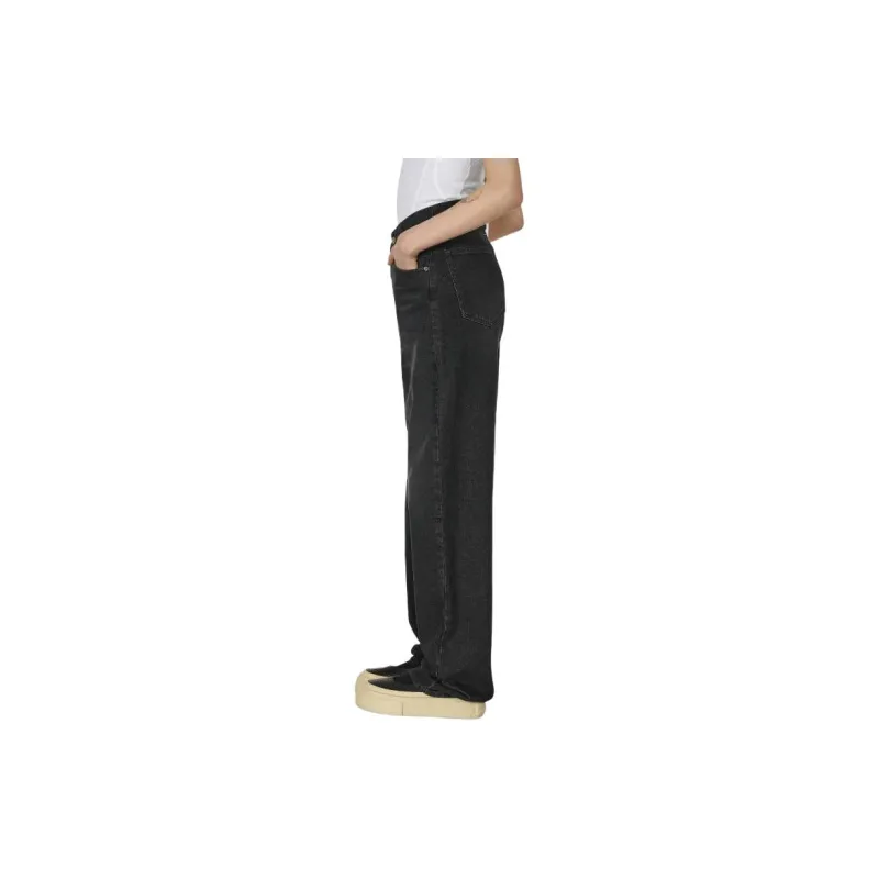 MM6 Maison Margiela Half And Half Wide leg Jeans-3