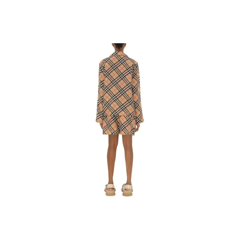 Burberry Vintage Check Printed Buttoned Pajama Top-2